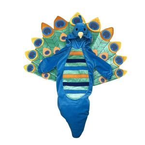 Baby Style Peacock Bunting Sack Halloween Costume 6-12 Months READ